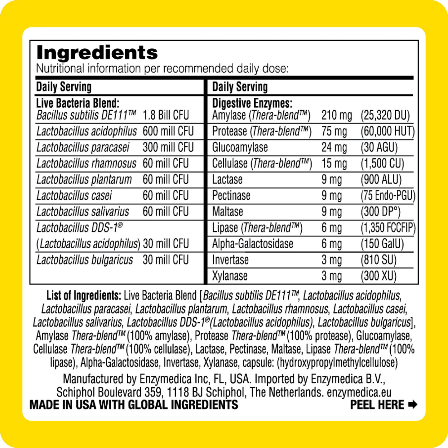 Digest Basic™ +Live Bacteria, 90 Count